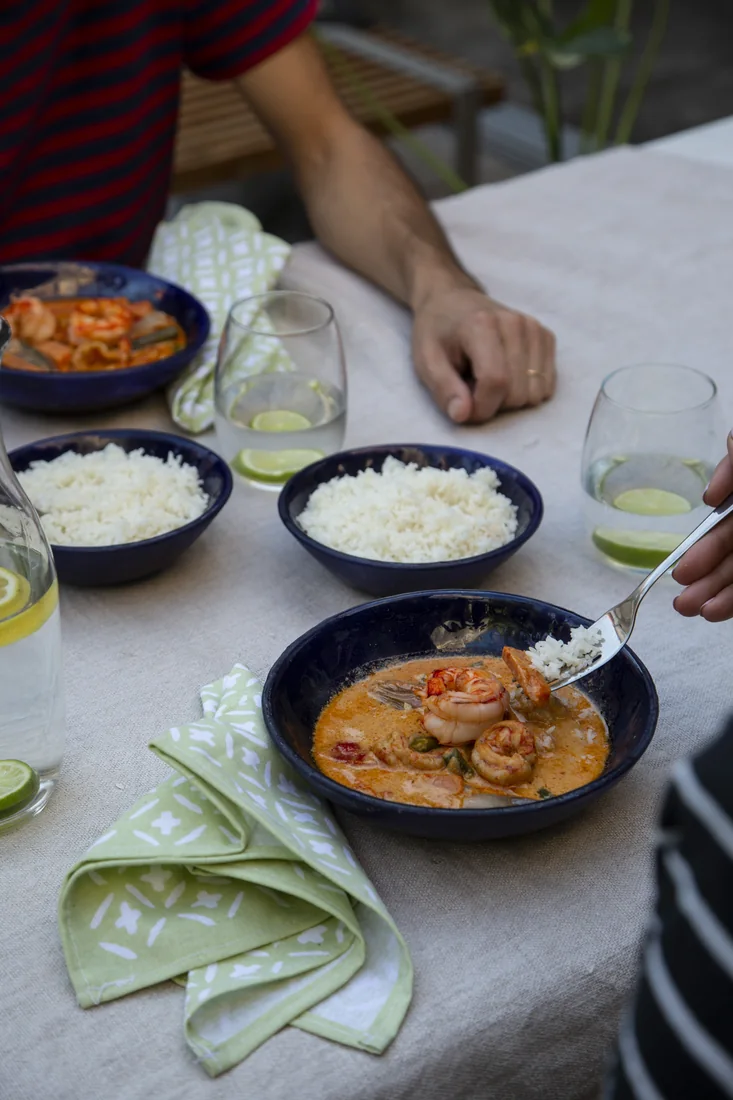 CURRY ROJO DE LANGOSTINOS / RED SHRIMP CURRY